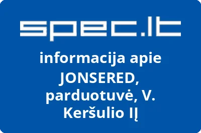 JONSERED, parduotuvė, V. Keršulio, IĮ