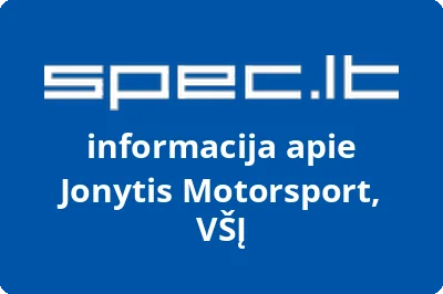 Jonytis Motorsport, VŠĮ | spec.lt