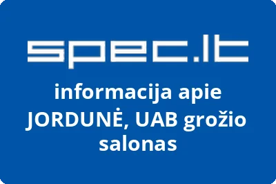 JORDUNĖ, UAB grožio salonas