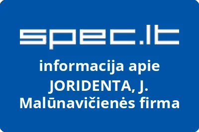 J. Malūnavičienės firma JORIDENTA