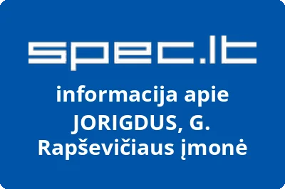JORIGDUS, G. Rapševičiaus įmonė