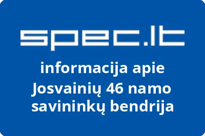 Josvainių 46 namo savininkų bendrija | spec.lt