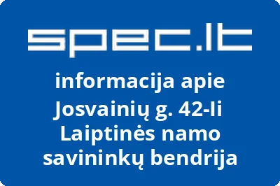 Josvainių g. 42-Ii Laiptinės namo savininkų bendrija