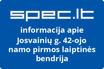 Josvainių g. 42ojo namo pirmos laiptinės bendrija