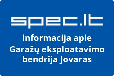 Garažų eksploatavimo bendrija Jovaras