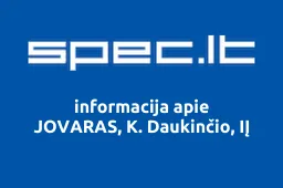 JOVARAS, K. Daukinčio, IĮ | spec.lt