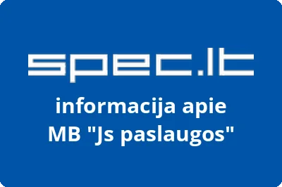 Js paslaugos, MB | spec.lt