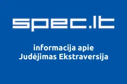Judėjimas Ekstraversija | spec.lt