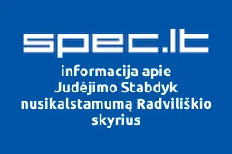 Judėjimo Stabdyk nusikalstamumą Radviliškio skyrius iliustracija