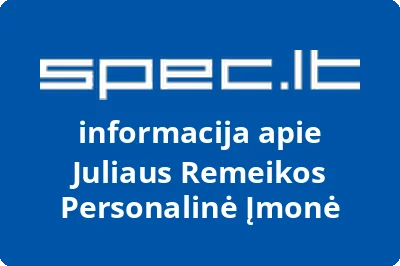 Juliaus Remeikos personalinė įmonė
