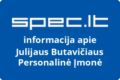 Julijaus Butavičiaus personalinė įmonė