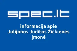 Julijonos Juditos Žičkienės įmonė iliustracija