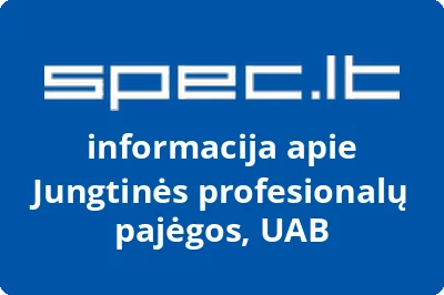Jungtinės profesionalų pajėgos, UAB