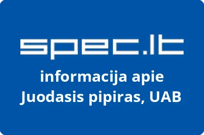 Juodasis pipiras, UAB