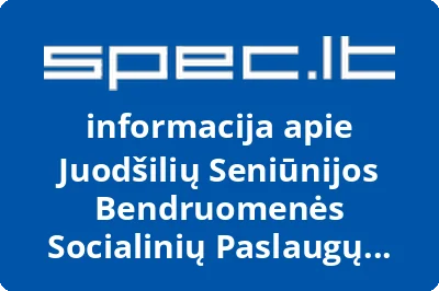 Juodšilių seniūnijos bendruomenės socialinių paslaugų centras