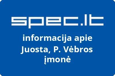 Juosta, P. Vėbros įmonė