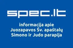 Juozapavos Šv. apaštalų Simono ir Judo parapija iliustracija