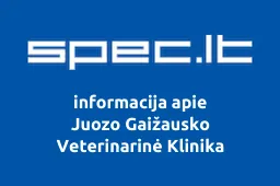 Juozo Gaižausko Veterinarinė Klinika