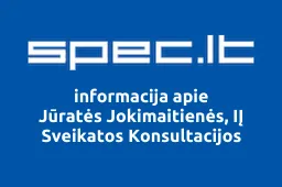 Jūratės Jokimaitienės, IĮ Sveikatos Konsultacijos | spec.lt
