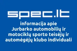 Jurbarko automobilių ir motociklų sporto teisėjų ir automėgėjų klubo individuali turizmo įmonė iliustracija