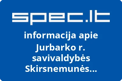 Jurbarko r. savivaldybės Skirsnemunės seniūnija