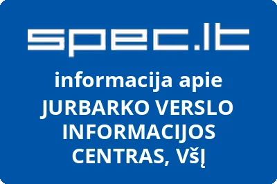 JURBARKO VERSLO INFORMACIJOS CENTRAS, VšĮ
