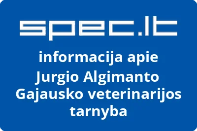 Jurgio Algimanto Gajausko veterinarijos tarnyba