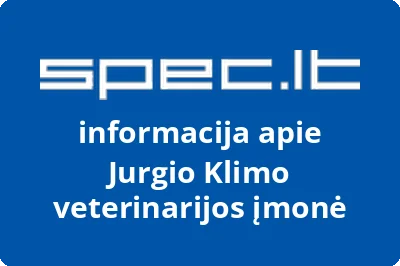 Jurgio Klimo veterinarijos įmonė