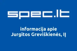 Jurgitos Greviškienės, IĮ | spec.lt