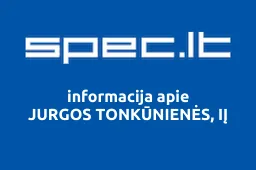JURGOS TONKŪNIENĖS, IĮ | spec.lt