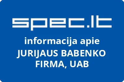 JURIJAUS BABENKO FIRMA, UAB