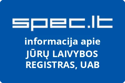 JŪRŲ LAIVYBOS REGISTRAS, UAB