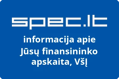Jūsų finansininko apskaita, VŠĮ