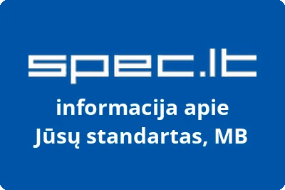 Jūsų standartas, MB | spec.lt