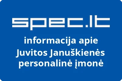 Juvitos Januškienės personalinė įmonė