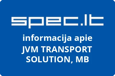 JVM TRANSPORT SOLUTION, MB | spec.lt
