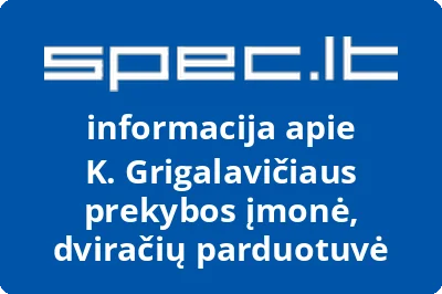 K. Grigalavičiaus prekybos įmonė