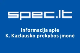 K. Kazlausko prekybos įmonė | spec.lt