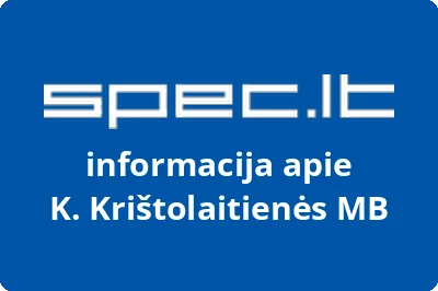 K. Krištolaitienės, MB