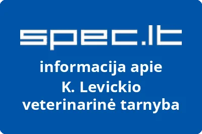 K. Levickio veterinarinė tarnyba | spec.lt