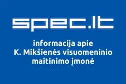 K. Mikšienės visuomeninio maitinimo įmonė | spec.lt