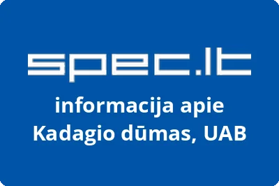 Kadagio dūmas, UAB