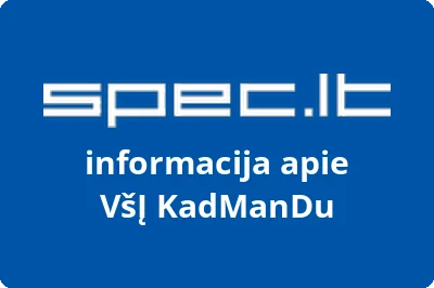KadManDu, VŠĮ | spec.lt