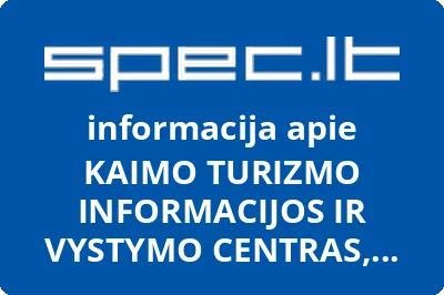 Kaimo turizmo informacijos ir vystymo centras, VŠĮ