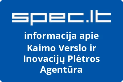 Kaimo Verslo ir Inovacijų Plėtros Agentūra