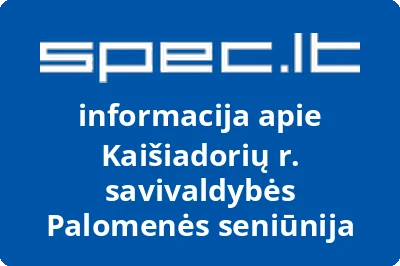 Kaišiadorių r. savivaldybės Palomenės seniūnija