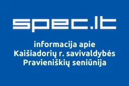 Kaišiadorių r. savivaldybės Pravieniškių seniūnija | spec.lt