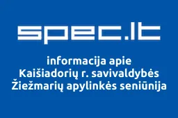 Kaišiadorių r. savivaldybės Žiežmarių apylinkės seniūnija | spec.lt