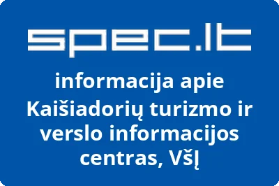 Kaišiadorių turizmo ir verslo informacijos centras, VŠĮ
