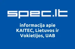 KAITEC, Lietuvos ir Vokietijos, UAB | spec.lt